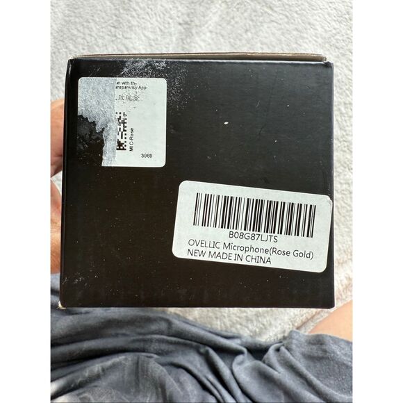 Ovellic Rose Gold Karaoke Microphone For Kids - Picture 5 of 11